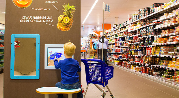 IKC Speelwand in de Albert Heijn