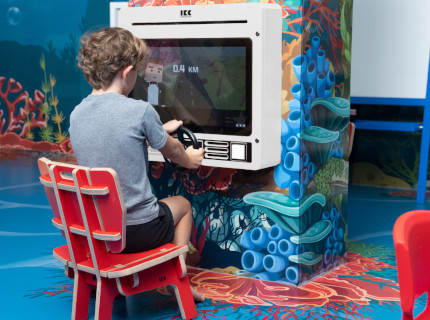 Nitrodash professionele spelcomputer met stuur voor kinderen Nitrodash professionele spelcomputer met stuur voor kinderen
