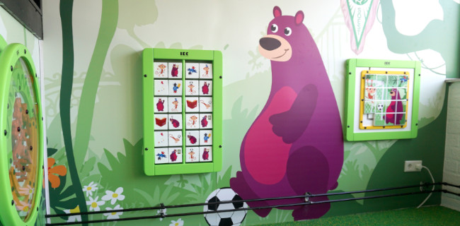 wandspellen in een voetbalkantine en een thema muurdesign wandspellen in een voetbalkantine en een thema muurdesign