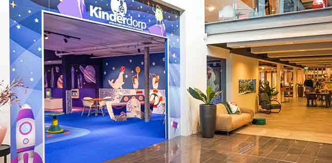 Kinderhoek in speeldorp van woonwinkel Kinderhoek in speeldorp van woonwinkel