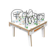 Wit houten kralentafel voor kinderen | IKC Kindermeubels Wit houten kralentafel voor kinderen | IKC Kindermeubels