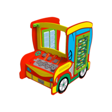 Speelsysteem met educatieve spellen in een auto thema | IKC speelsystemen voor in de kinderhoek