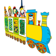 speelsysteem in het trein thema voor meerdere speelelementen | IKC speelsystemen voor kinderen